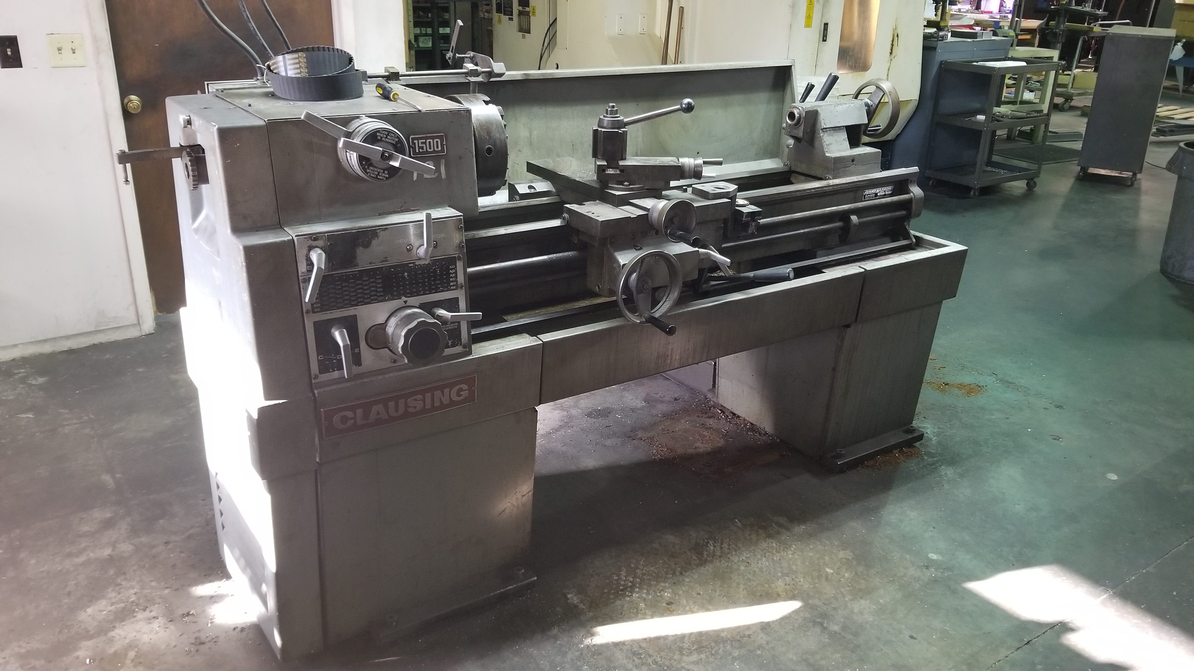 Clausing 1500 Manual Engine Lathe (#3436)
